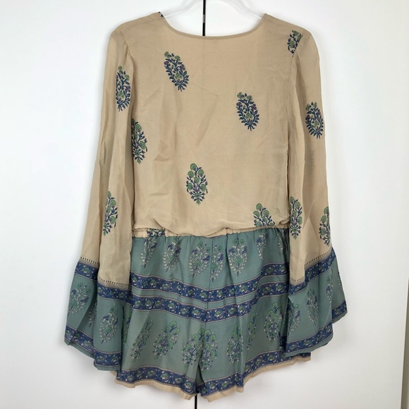 Free People romper long sleeve shorts small new - Picture 4 of 7
